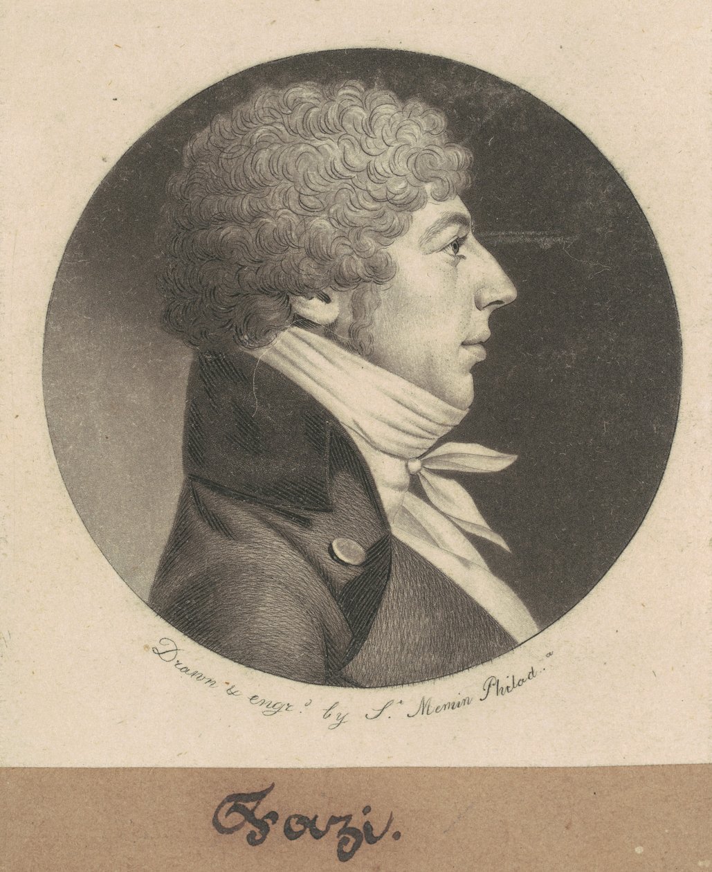 ジョン・ソロモン・ファジ 作： Charles BJ Fevret de Saint Memin