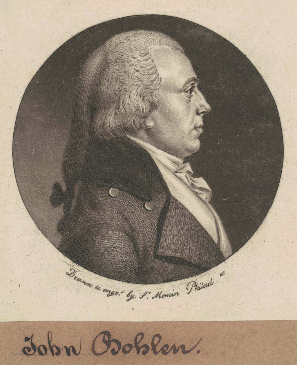 ジョン・ボーレン 作： Charles BJ Fevret de Saint Memin