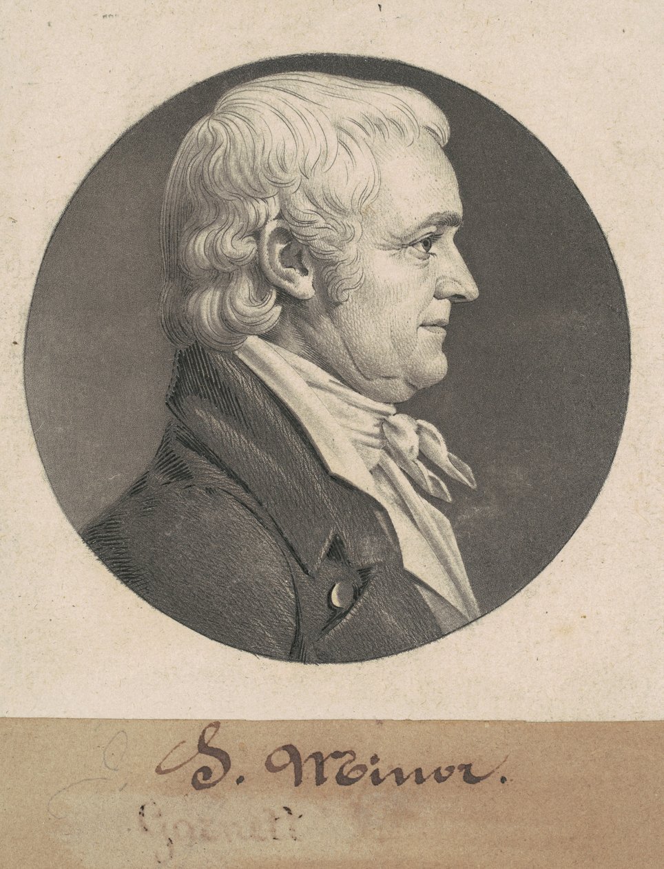 ジョンマイナーIII 作： Charles BJ Fevret de Saint Memin