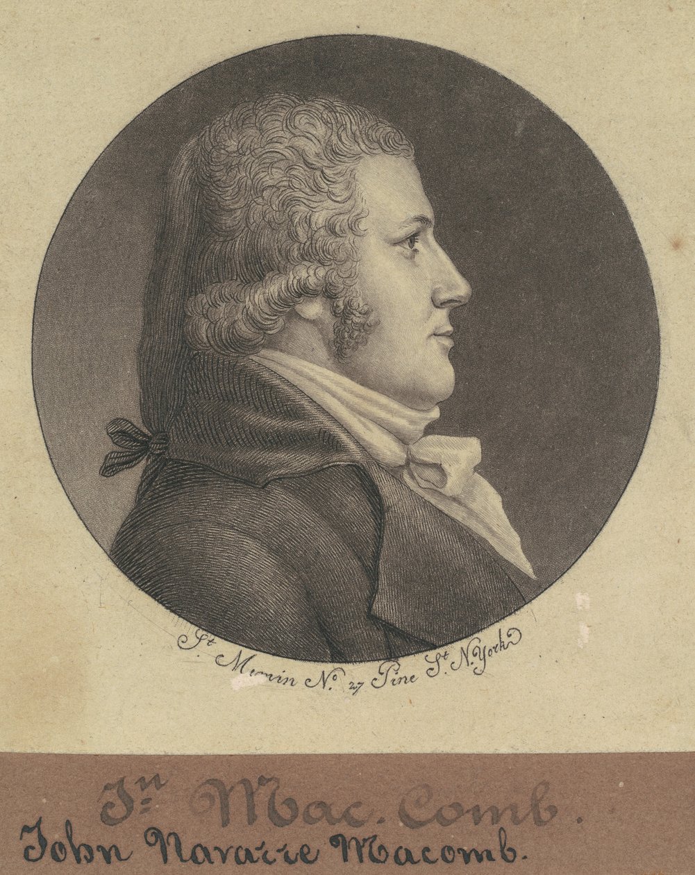 ジョン・ナバラ・マコーム 作： Charles BJ Fevret de Saint Memin