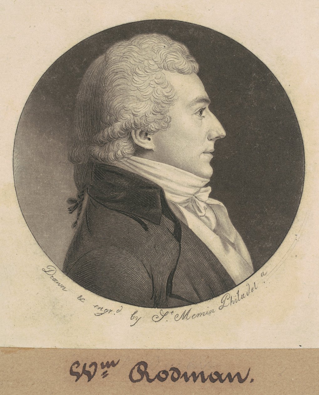 ジョン・ロッドマン 作： Charles BJ Fevret de Saint Memin