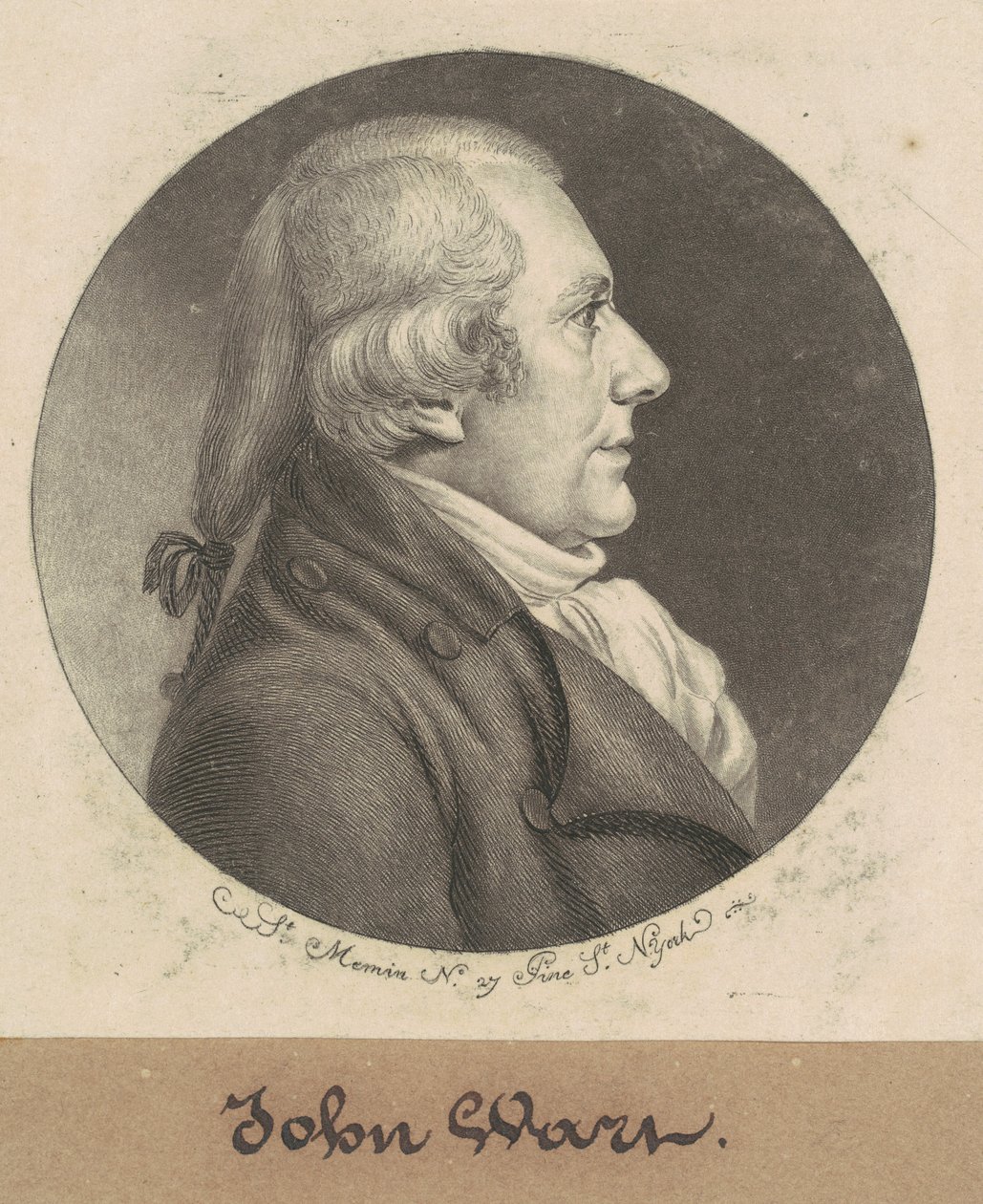 ジョン・ワート 作： Charles BJ Fevret de Saint Memin