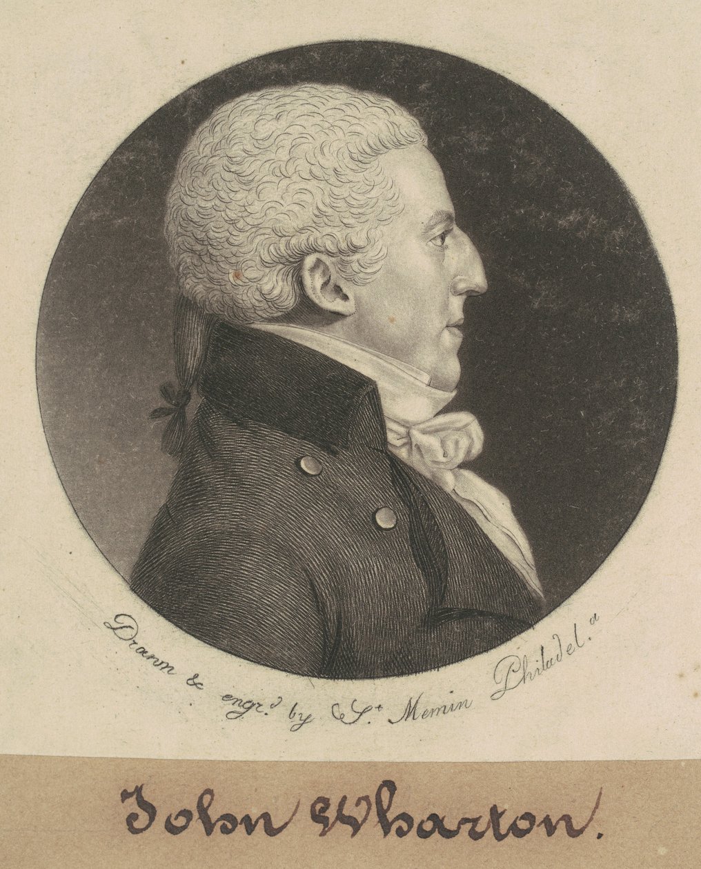 ジョン・ウォートン 作： Charles BJ Fevret de Saint Memin