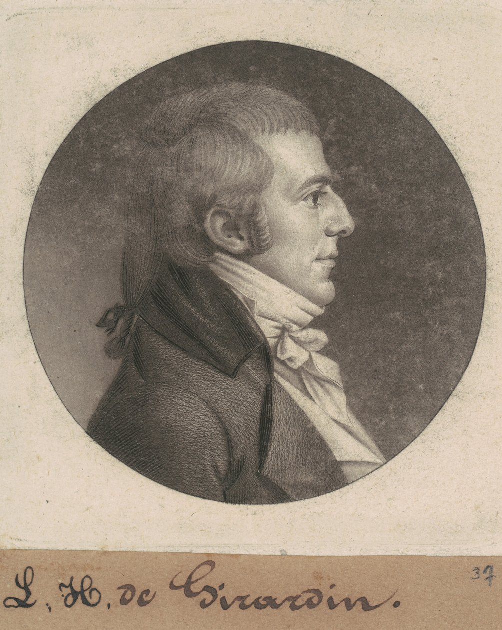 ルイ・ヒュー・ジラルダン 作： Charles BJ Fevret de Saint Memin