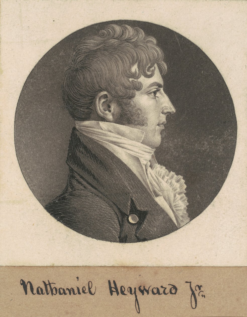 ナサニエル・ヘイワード・ジュニア 作： Charles BJ Fevret de Saint Memin