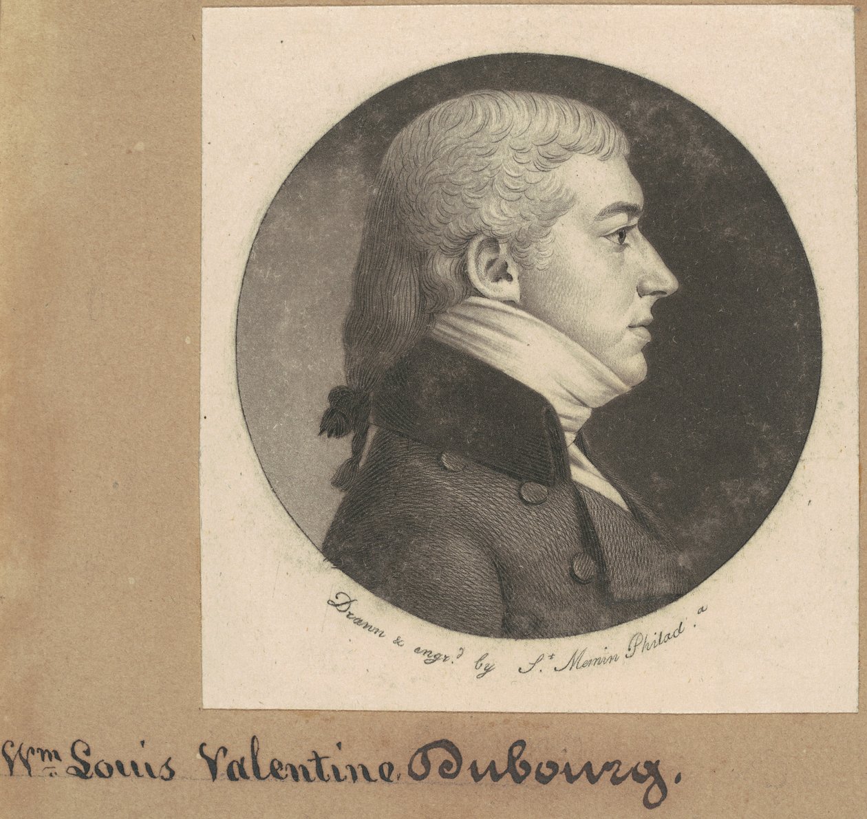 ピエール・フランソワ・デュブール 作： Charles BJ Fevret de Saint Memin