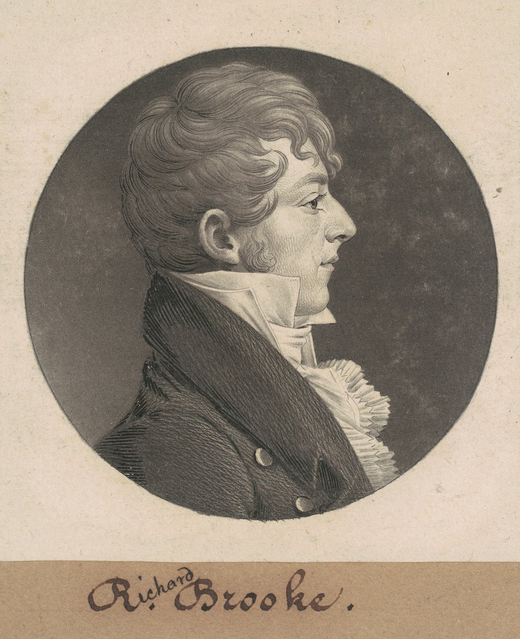 リチャード・ブルック 作： Charles BJ Fevret de Saint Memin