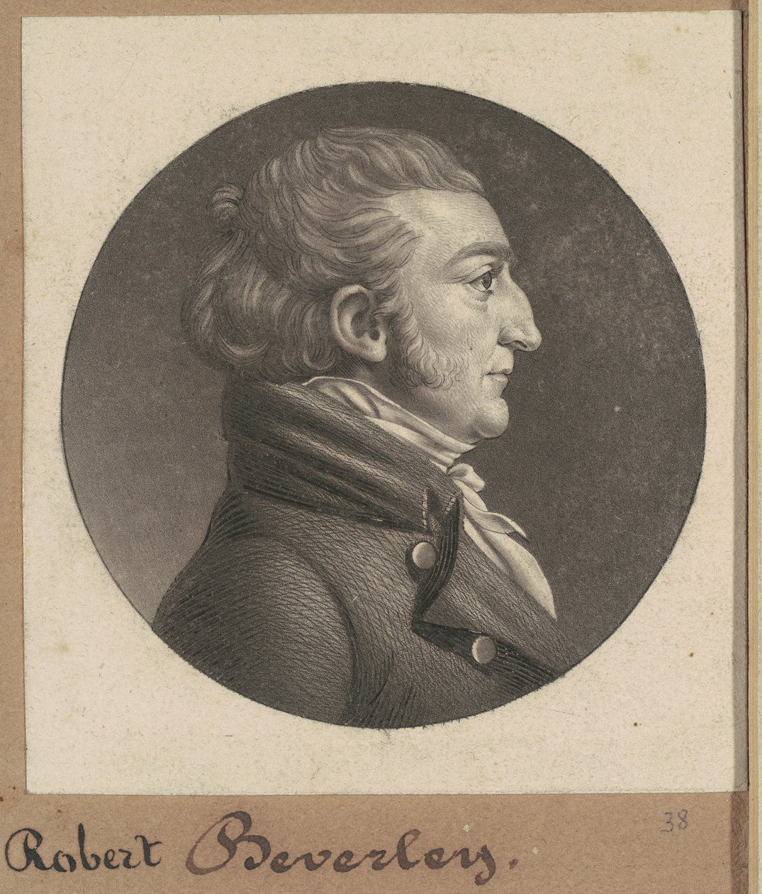 ロバート・ビヴァリー四世 作： Charles BJ Fevret de Saint Memin