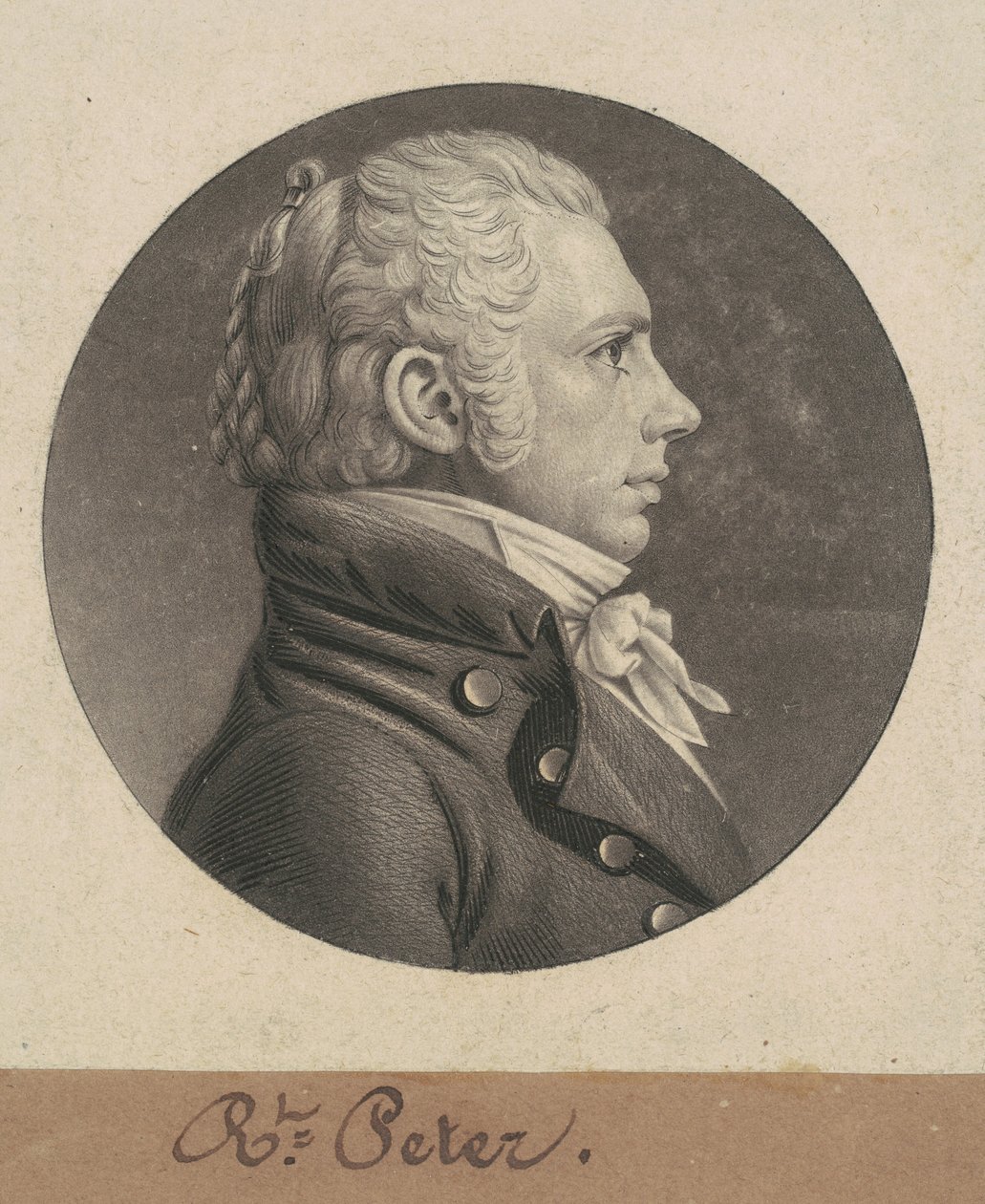 ロバート・ピーター・ジュニア 作： Charles BJ Fevret de Saint Memin