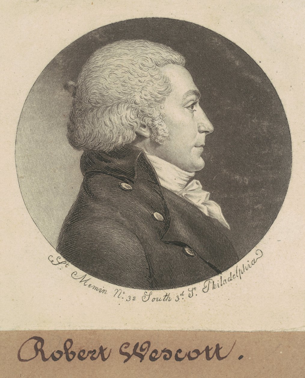 ロバート・ウェスコット 作： Charles BJ Fevret de Saint Memin