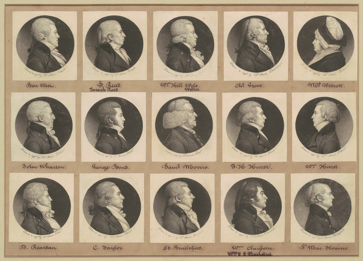 サン・メマン肖像画コレクション、グループ11 作： Charles BJ Fevret de Saint Memin