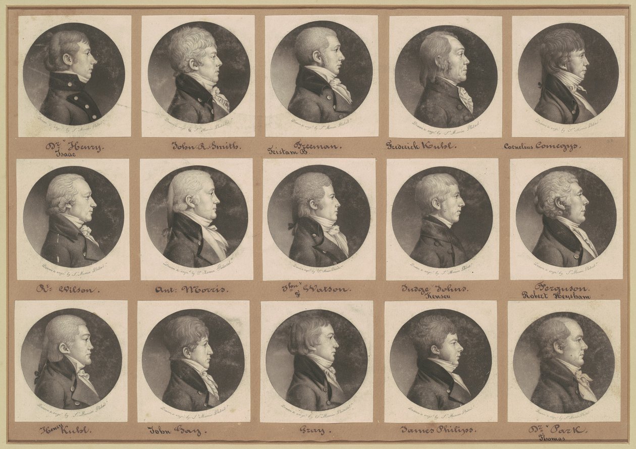 サン・メマン肖像画コレクション、グループ22 作： Charles BJ Fevret de Saint Memin