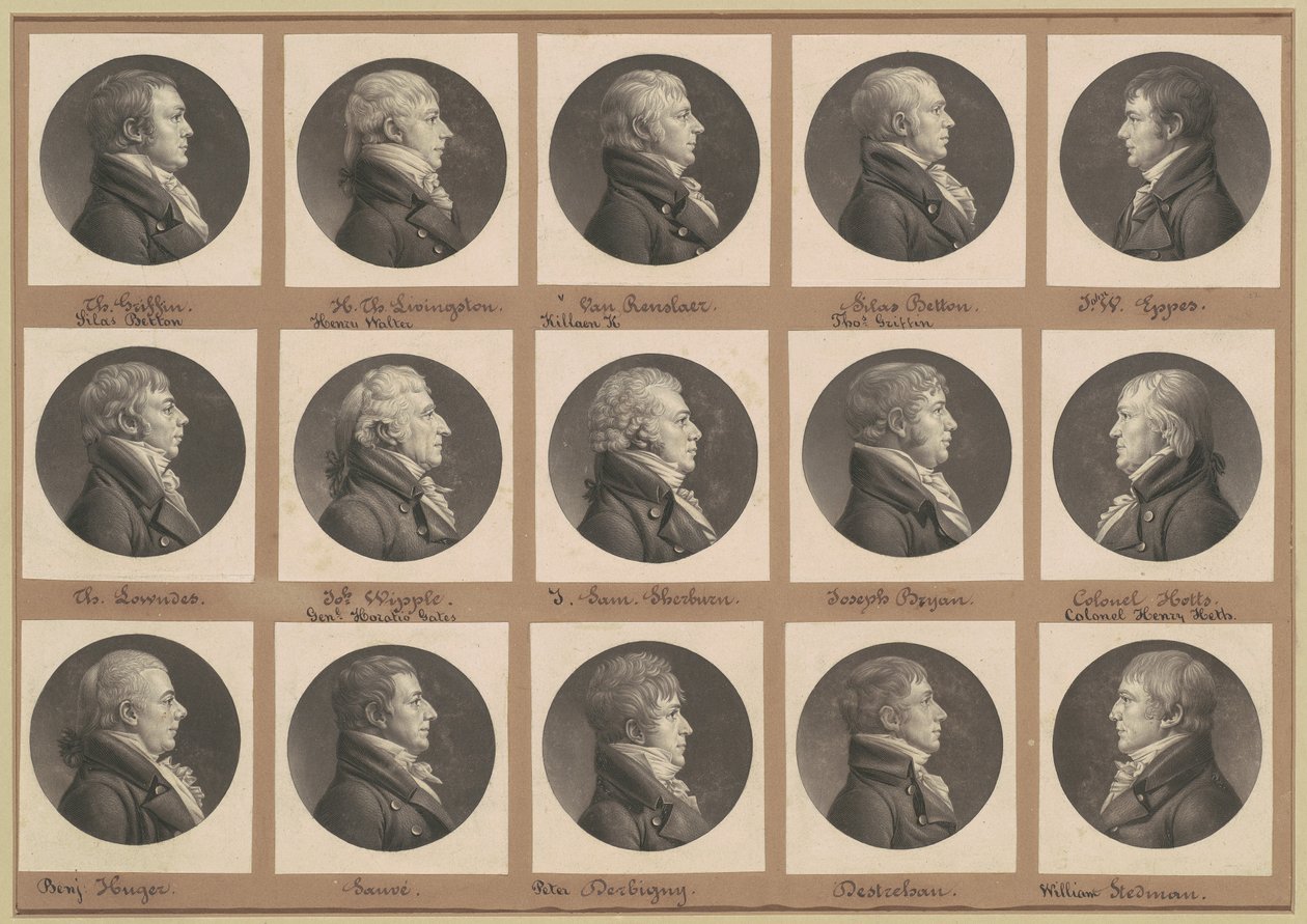 サン・メマン肖像画コレクション、グループ32 作： Charles BJ Fevret de Saint Memin