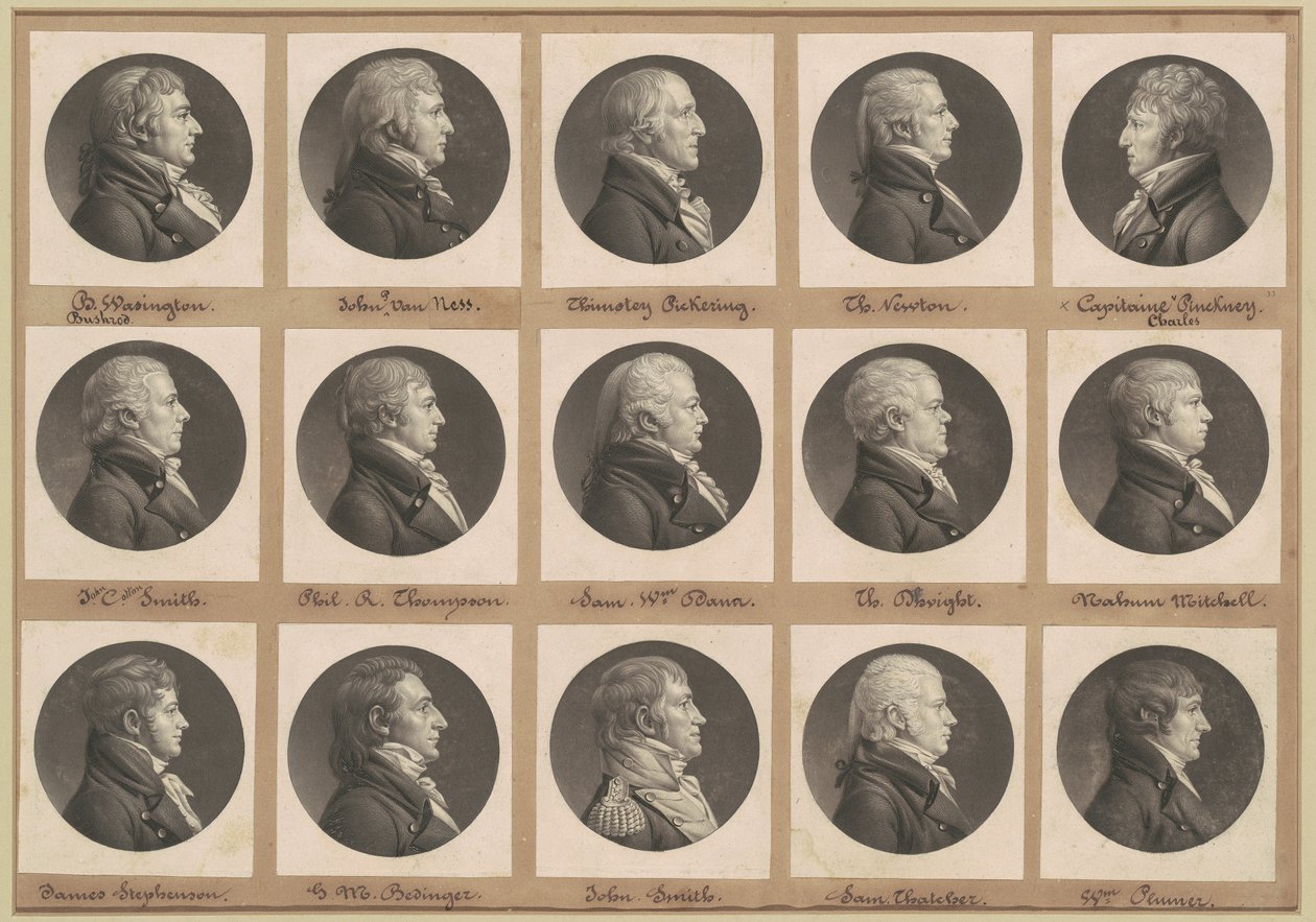 サン・メマン肖像画コレクション、グループ33 作： Charles BJ Fevret de Saint Memin