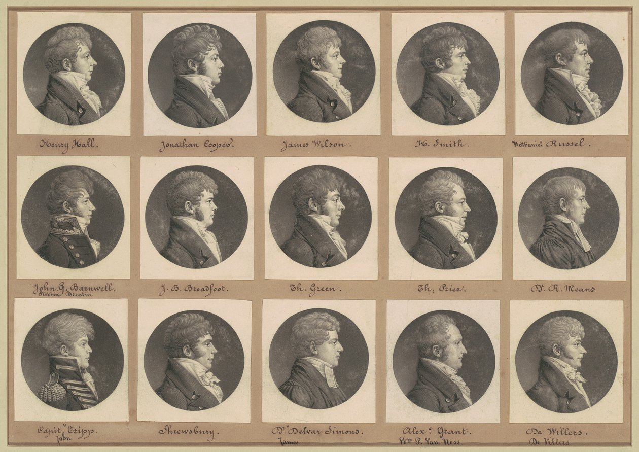 サン・メマン肖像画コレクション、グループ46 作： Charles BJ Fevret de Saint Memin