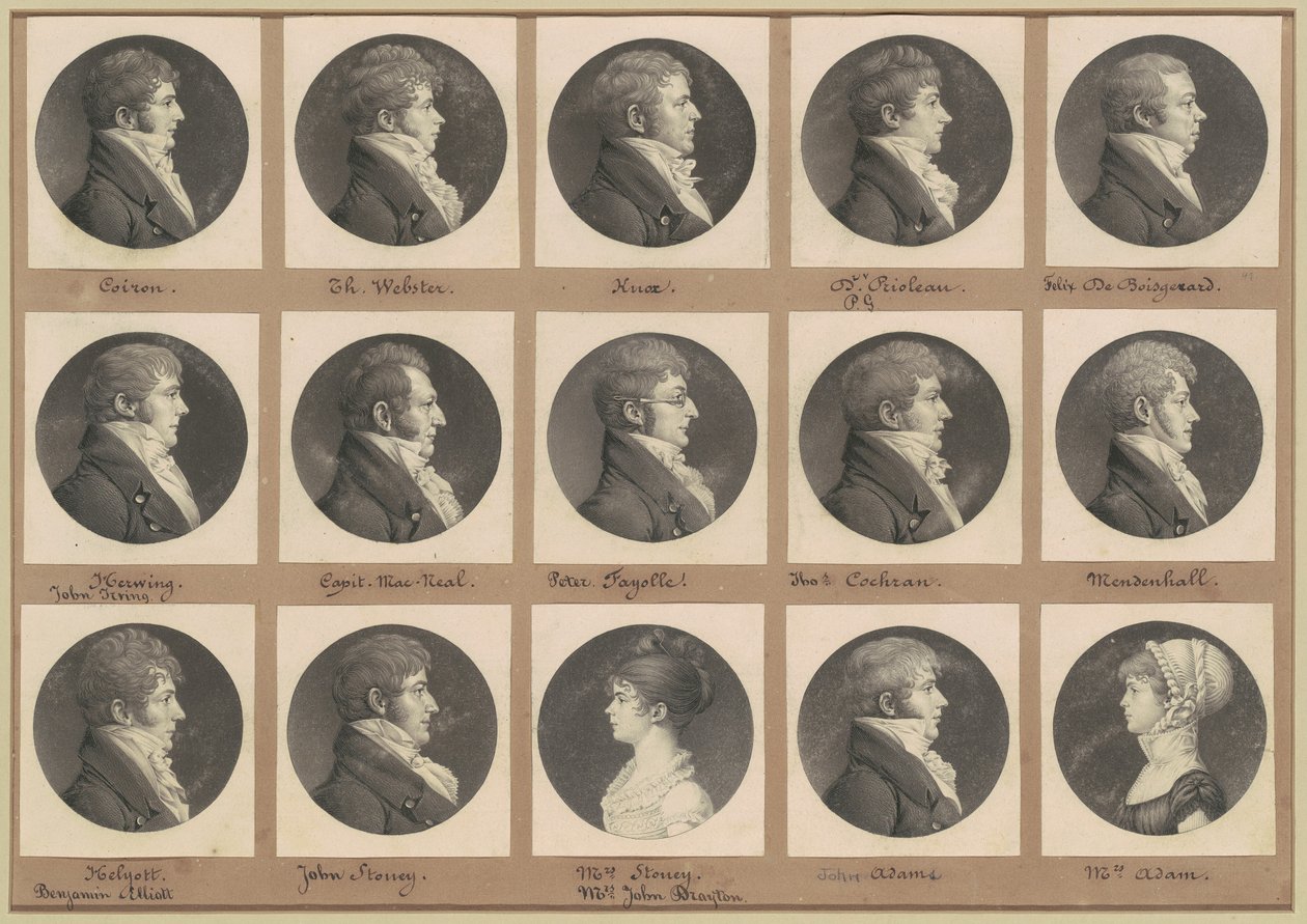 サン・メマン肖像画コレクション、グループ47 作： Charles BJ Fevret de Saint Memin