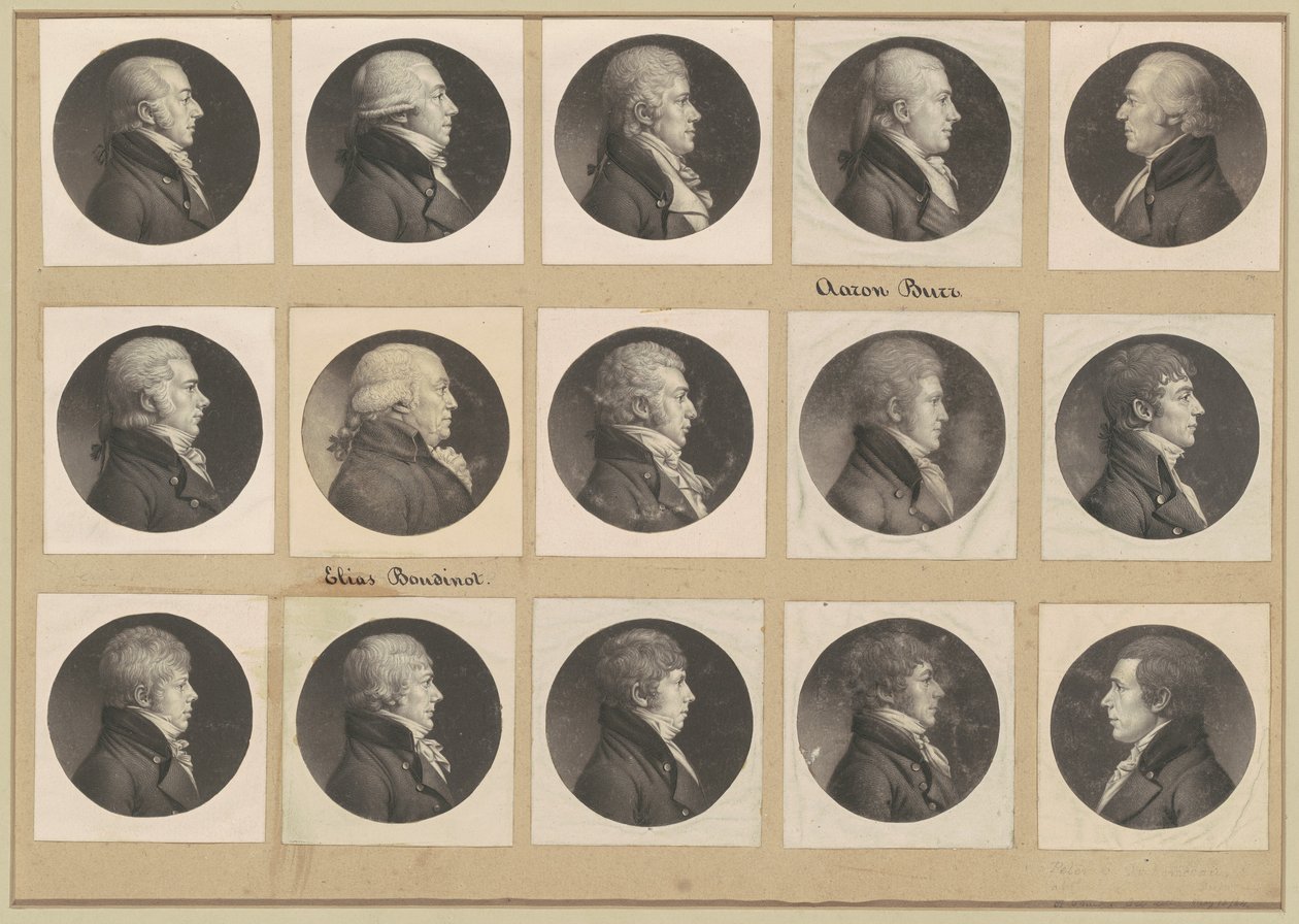 サン・メマン肖像画コレクション、グループ54 作： Charles BJ Fevret de Saint Memin