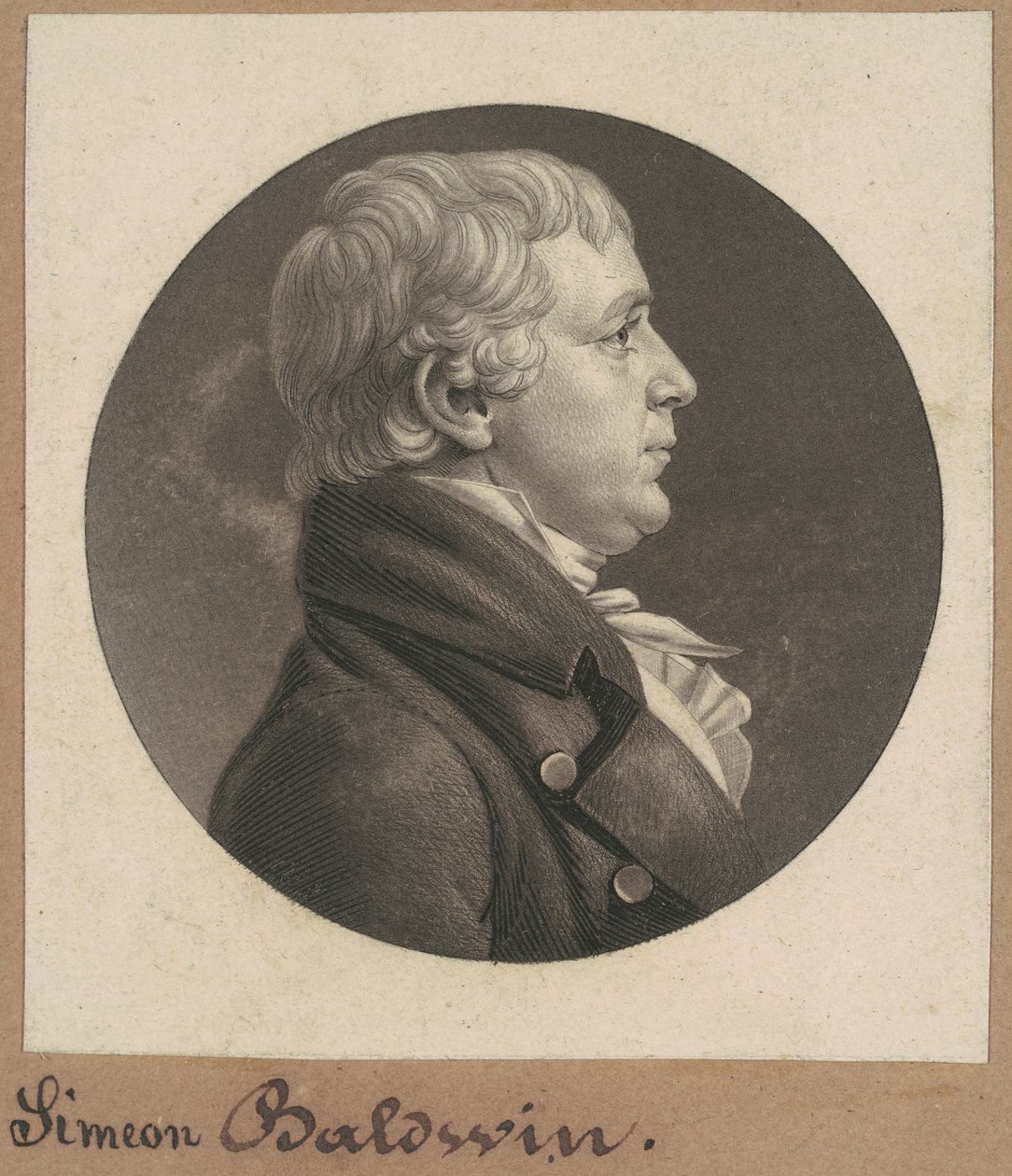 シメオン・ボールドウィン 作： Charles BJ Fevret de Saint Memin