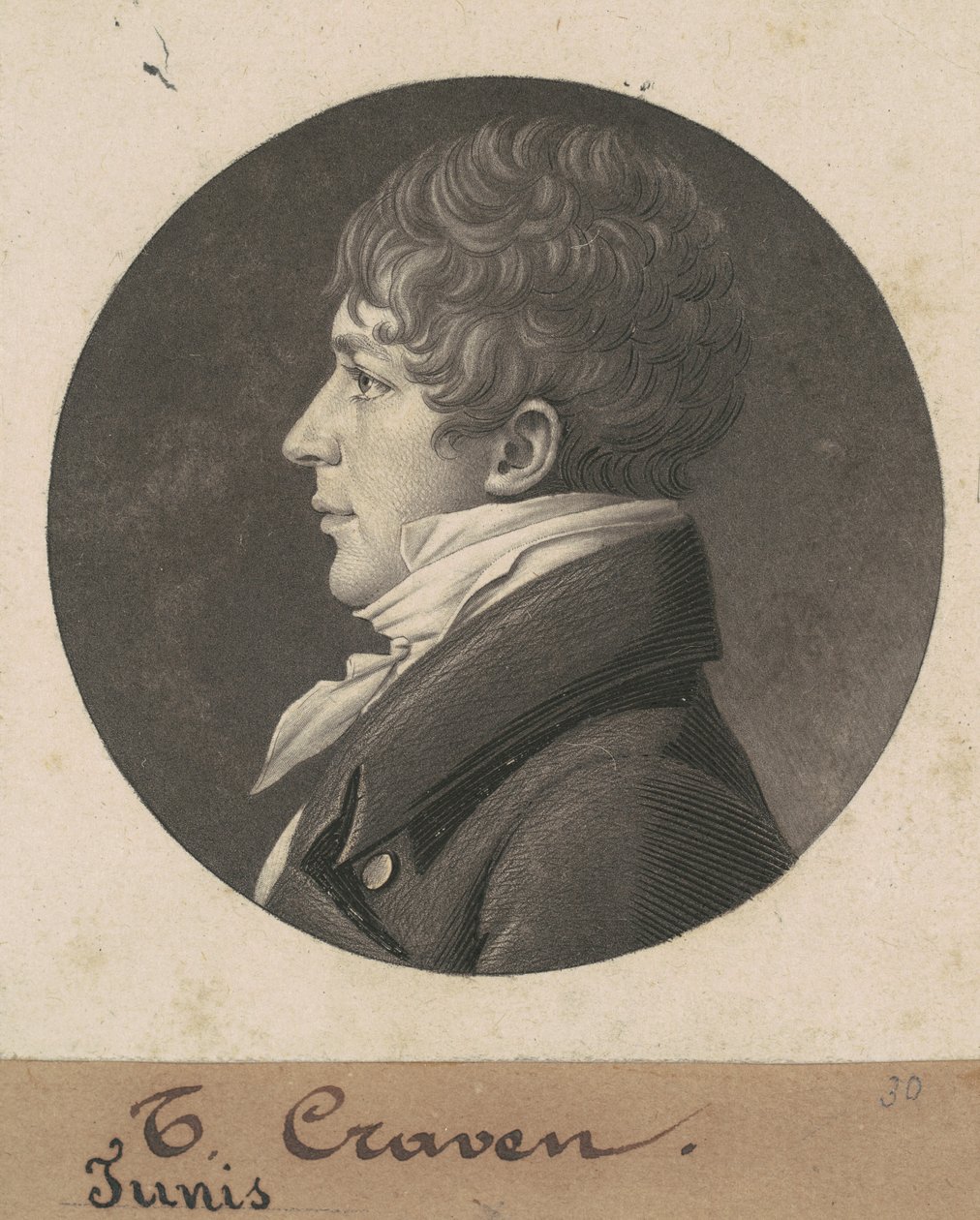 チュニジアのクレイヴン 作： Charles BJ Fevret de Saint Memin