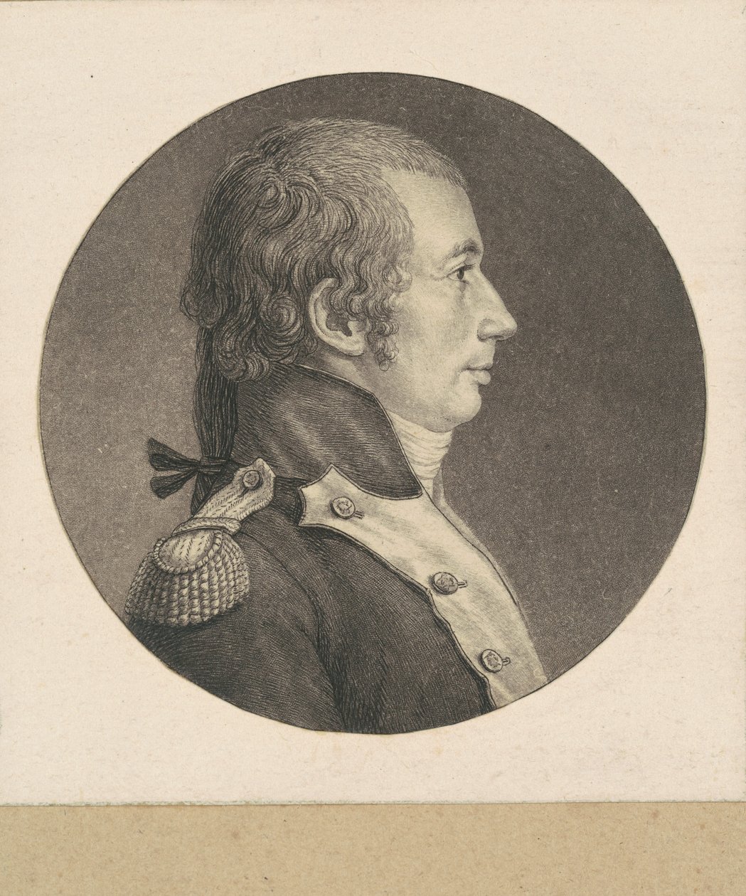 フランス歩兵連隊の正体不明の大佐 作： Charles BJ Fevret de Saint Memin