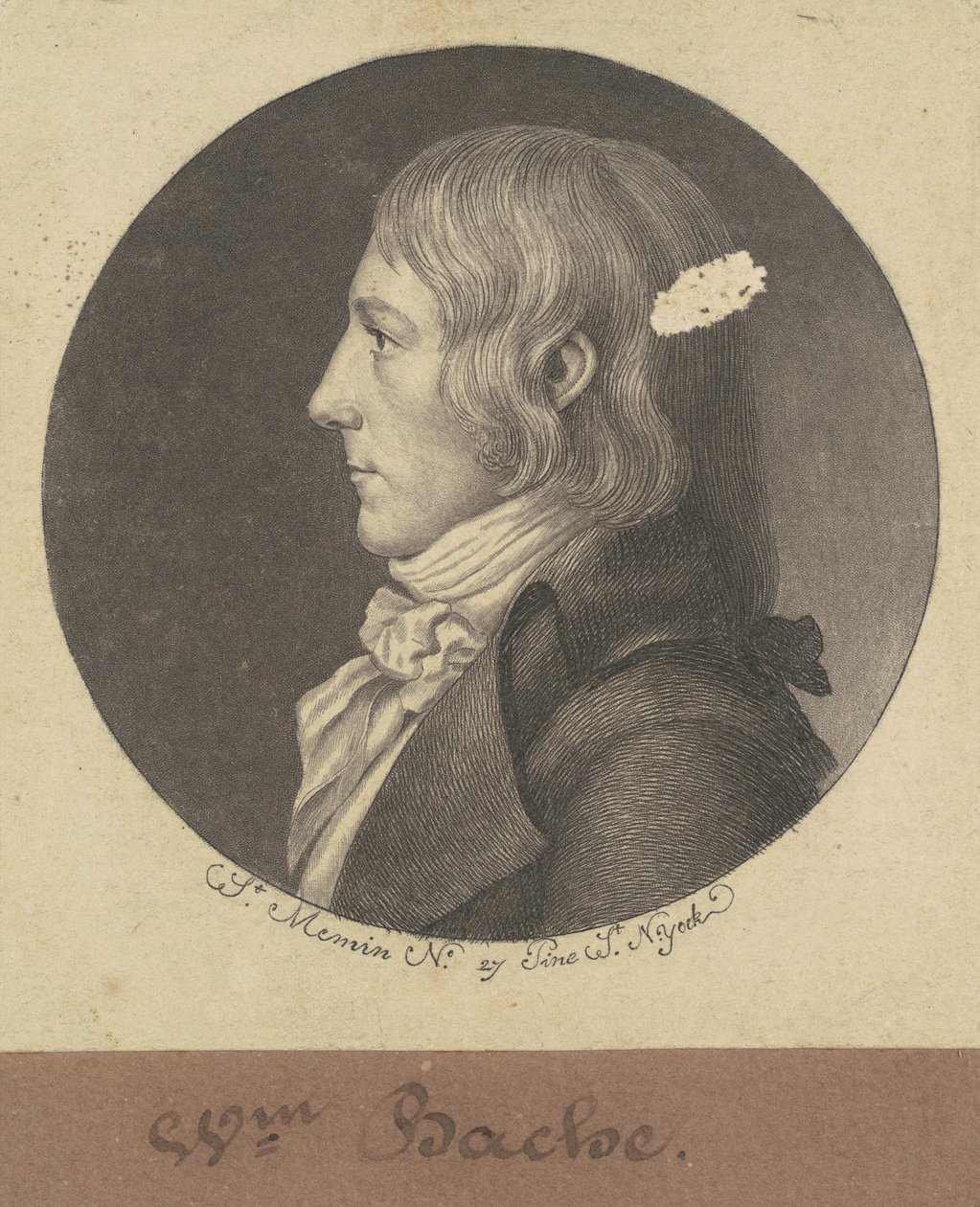 ウィリアム・バッシュ 作： Charles BJ Fevret de Saint Memin