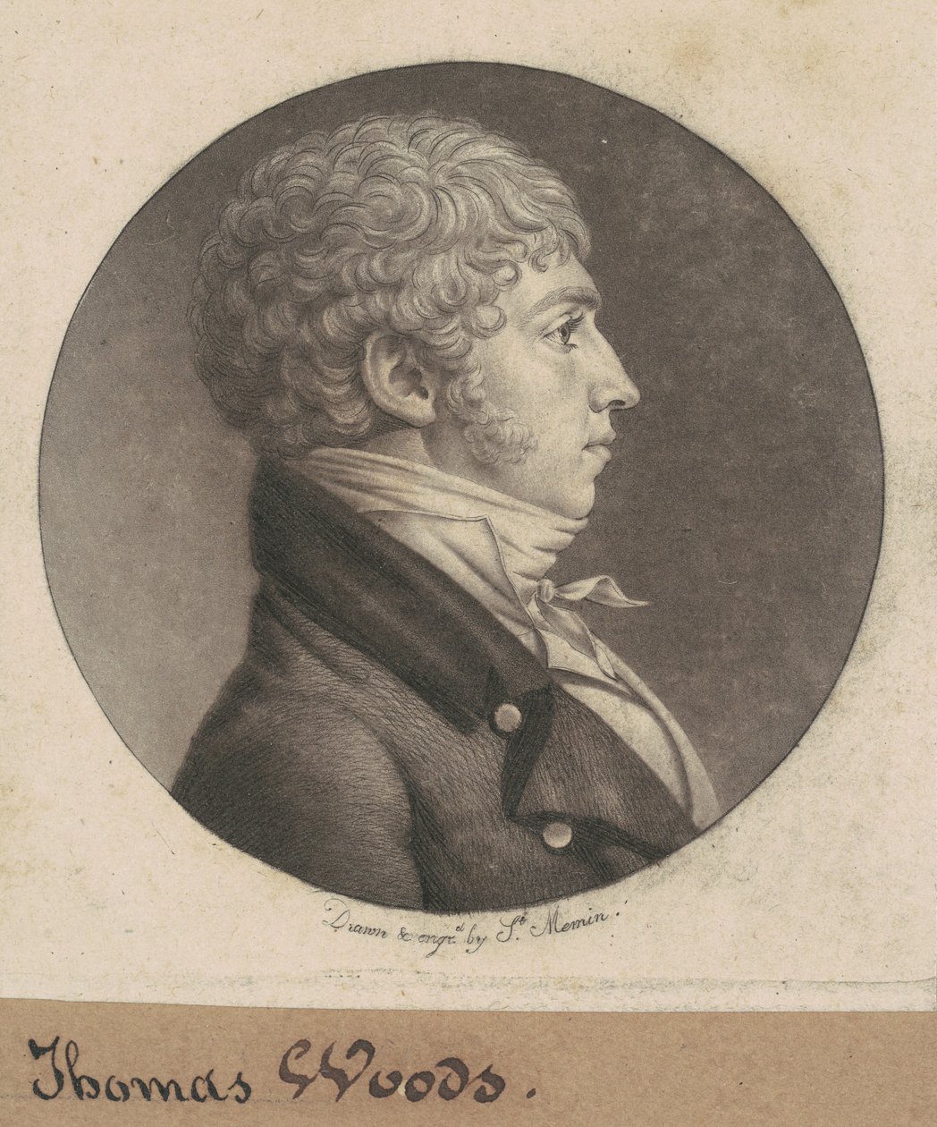 ウッズ 作： Charles BJ Fevret de Saint Memin