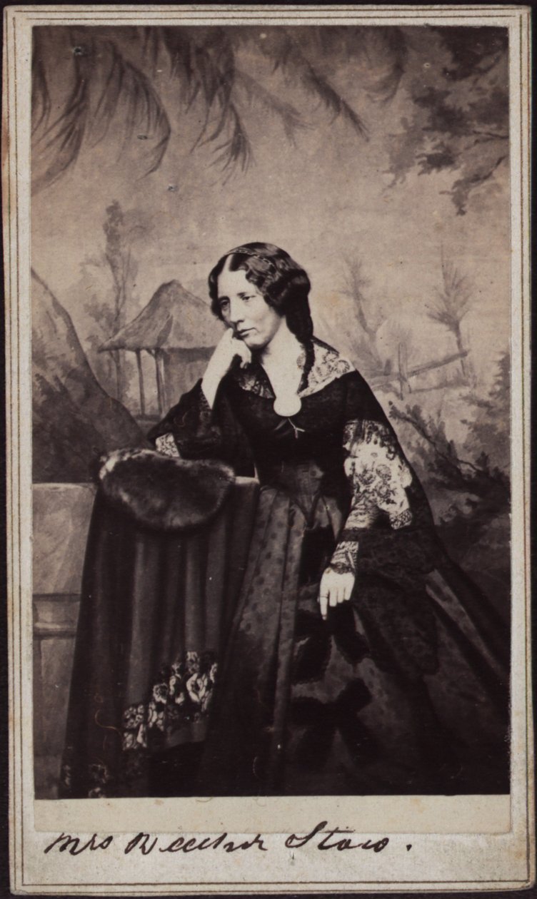 ハリエット・ビーチャー・ストウの肖像、1811～1896年、1860年頃。 作： チャールズ・デフォレスト・フレドリックス