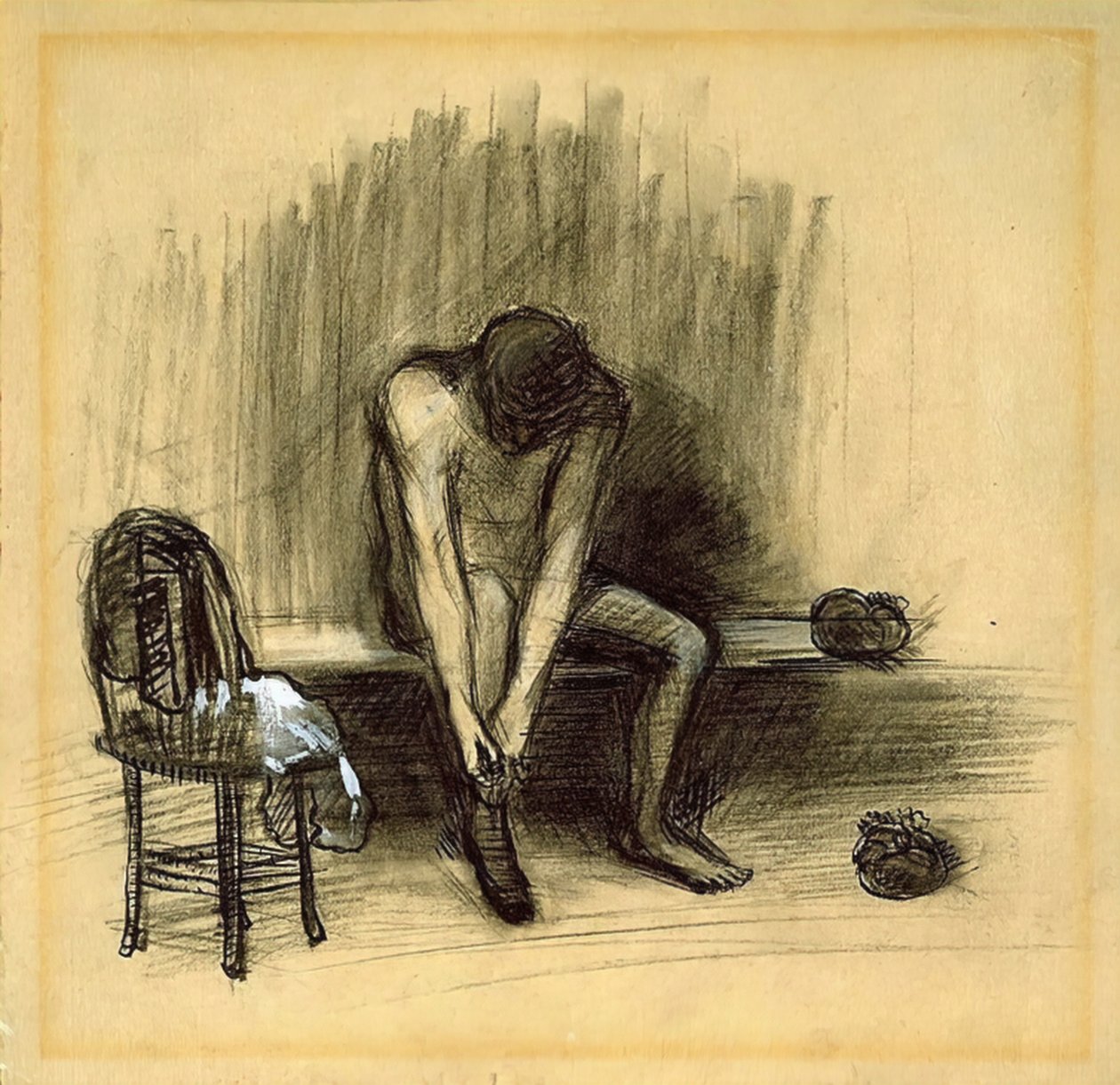 ボクサー、c。 1907年。 作： チャールズ・デマス