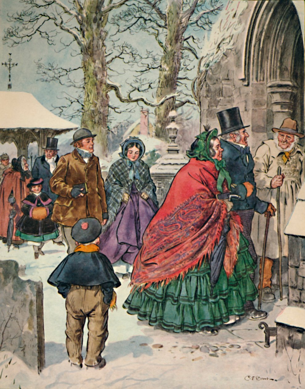 クリスマスから。アレクサンダースミスエッセイドリームソープ、1862年、1923年 作： チャールズ・エドモンド・ブロック