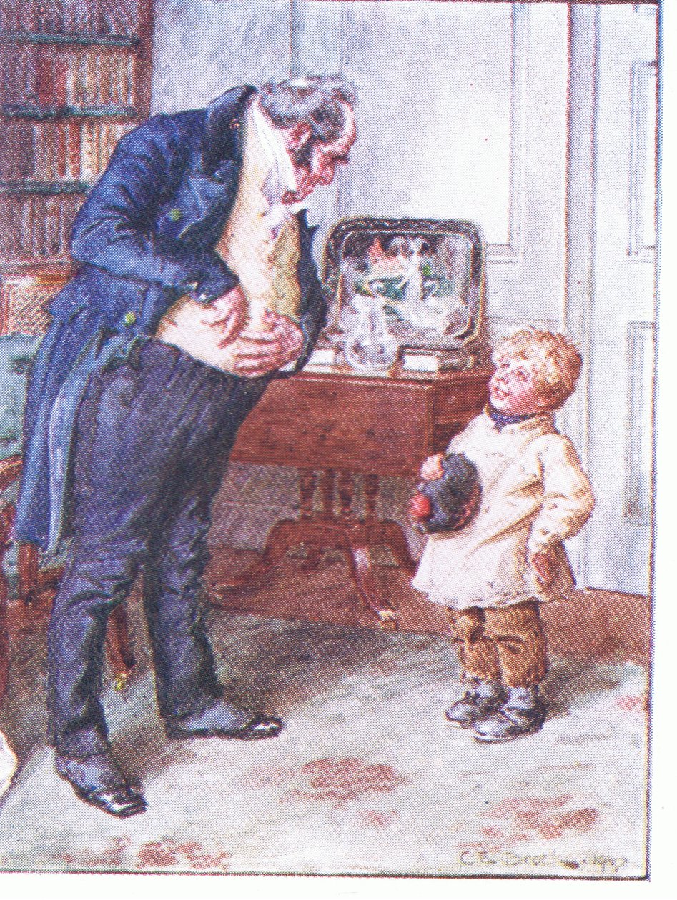 シックスペンスに関するあなたの傾向はどうですか、Dr Marigolds処方、1910年からのイラスト 作： チャールズ・エドモンド・ブロック