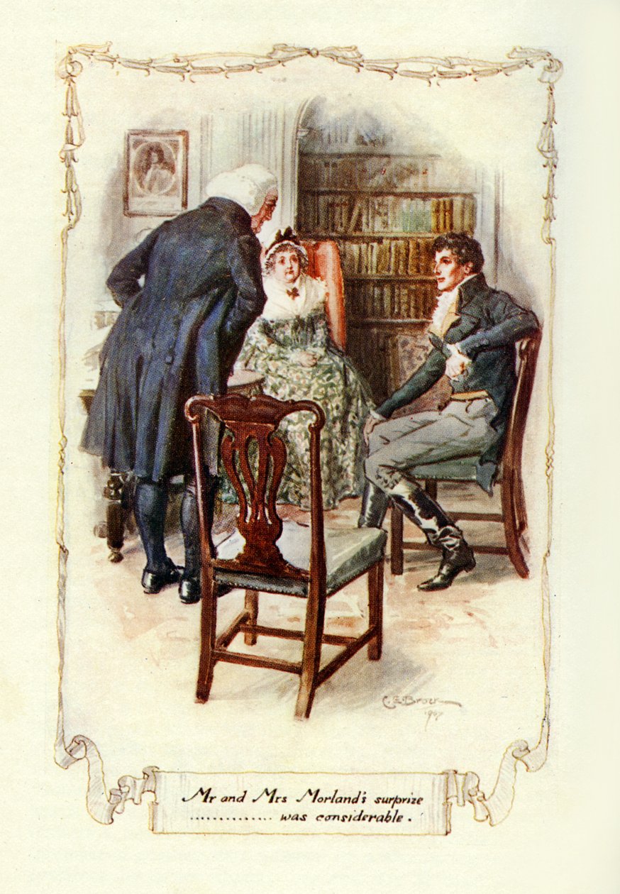モーランド夫妻は驚きました......かなり、1907年でした（イラスト） 作： チャールズ・エドモンド・ブロック