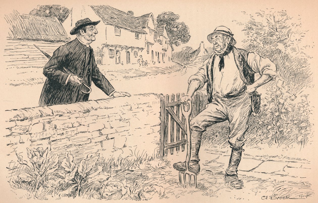 牧師館、1909 作： チャールズ・エドモンド・ブロック