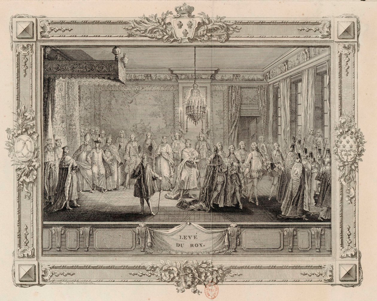 Levé du Roy ルイ 16 世の堤防、1774 年から 1775 年。 作： チャールズ・エマニュエル・パタス