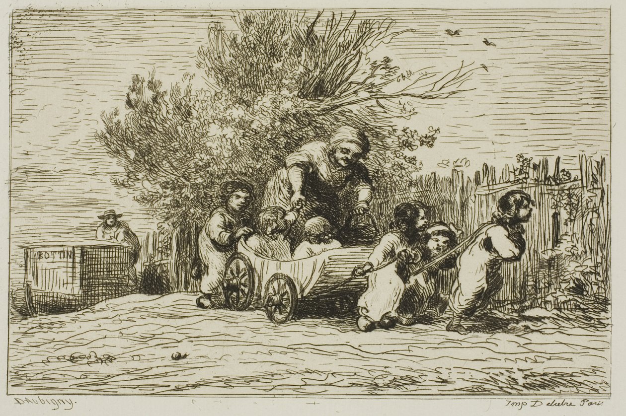 The Heritage of the Wagon (The Children with the Wagon) 作： チャールズ・フランソワ・ドービニー