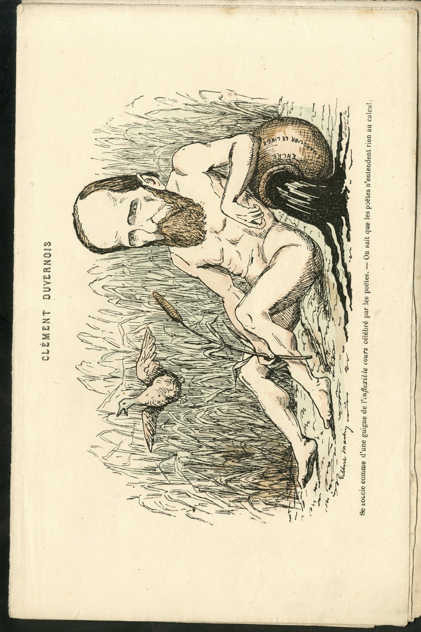 チャールズ・ギルバート・マーティン（1839-1905）による "Contemporary Grimaces "のイラスト 作： チャールズジルバートマーティン
