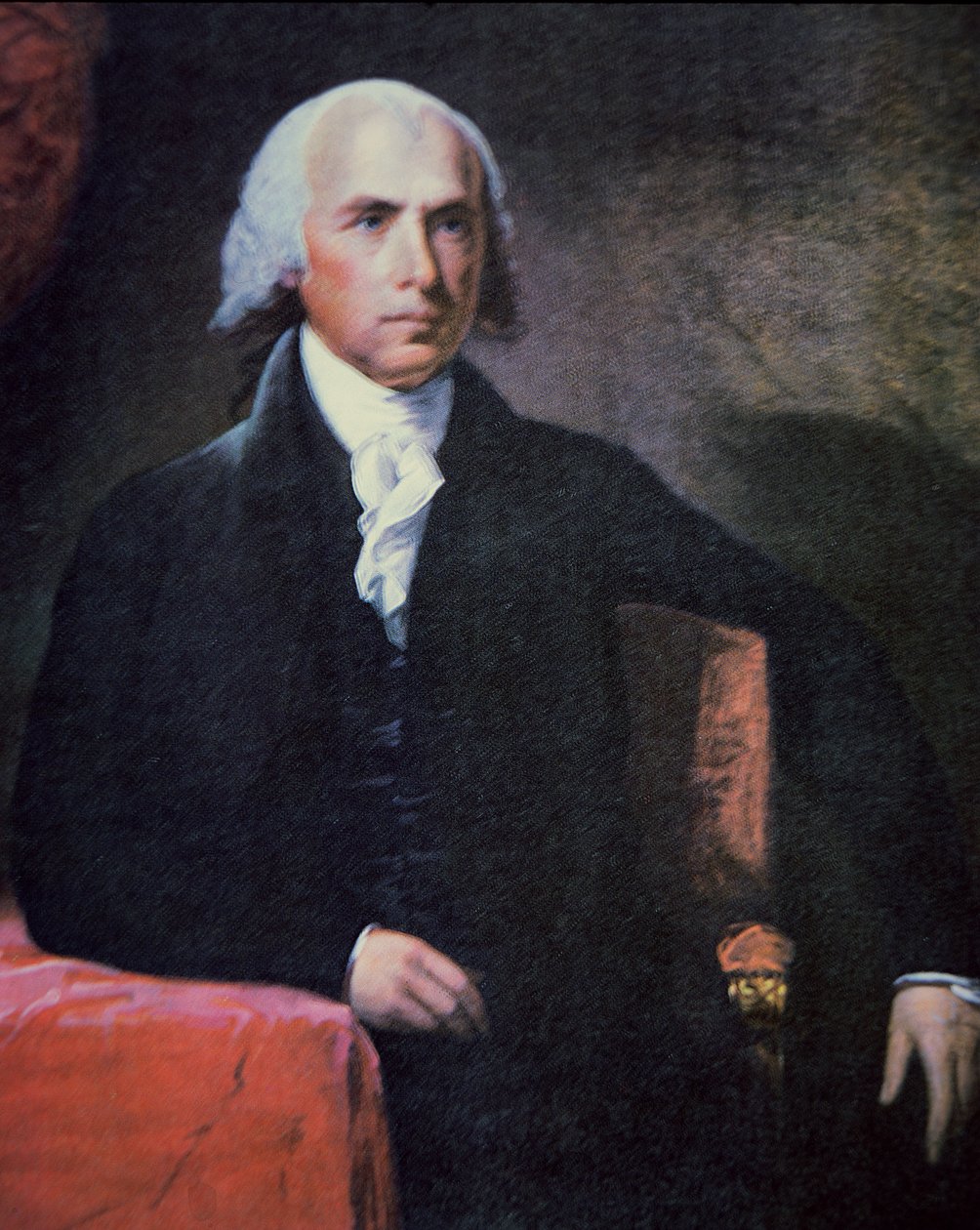 ジェームズ・マディソン（1751-1836）（カラーリトグラフ 作： チャールズ・ギルバート・スチュアート