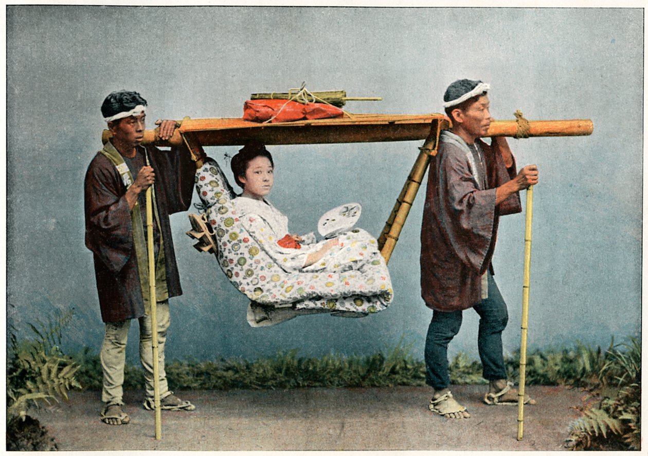 ラ・カゴ、日本の運輸、c1890 作： チャールズ・ギロット