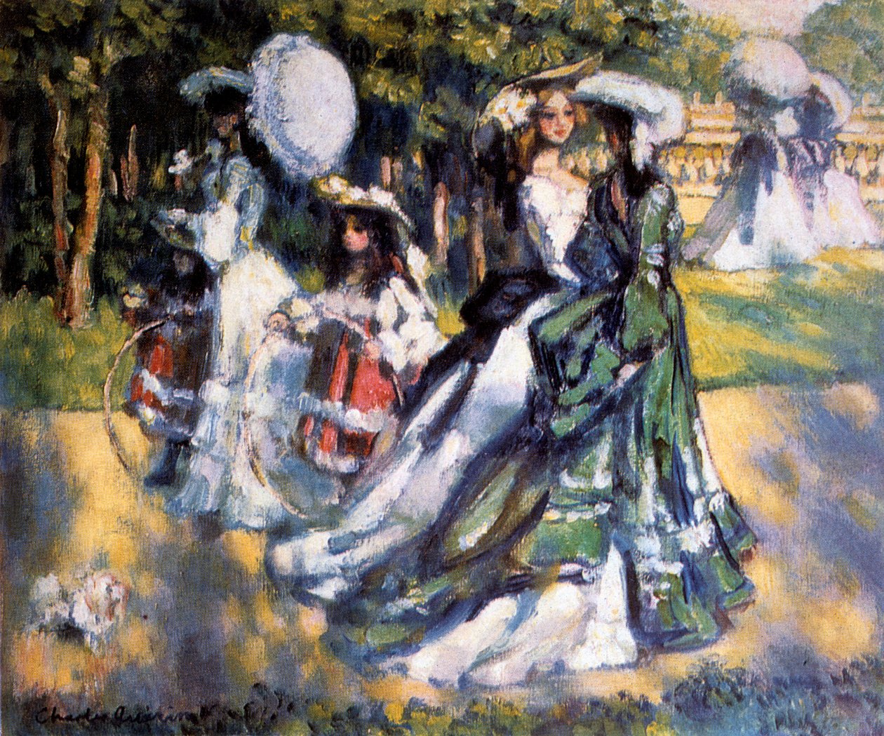 プロムナード、c1911 作： シャルル・ゲリン
