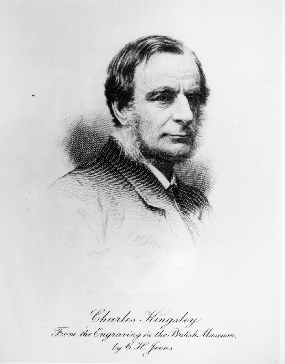 チャールズキングスレー（1819-1875） 作： チャールズ・ヘンリー・ジーンズ