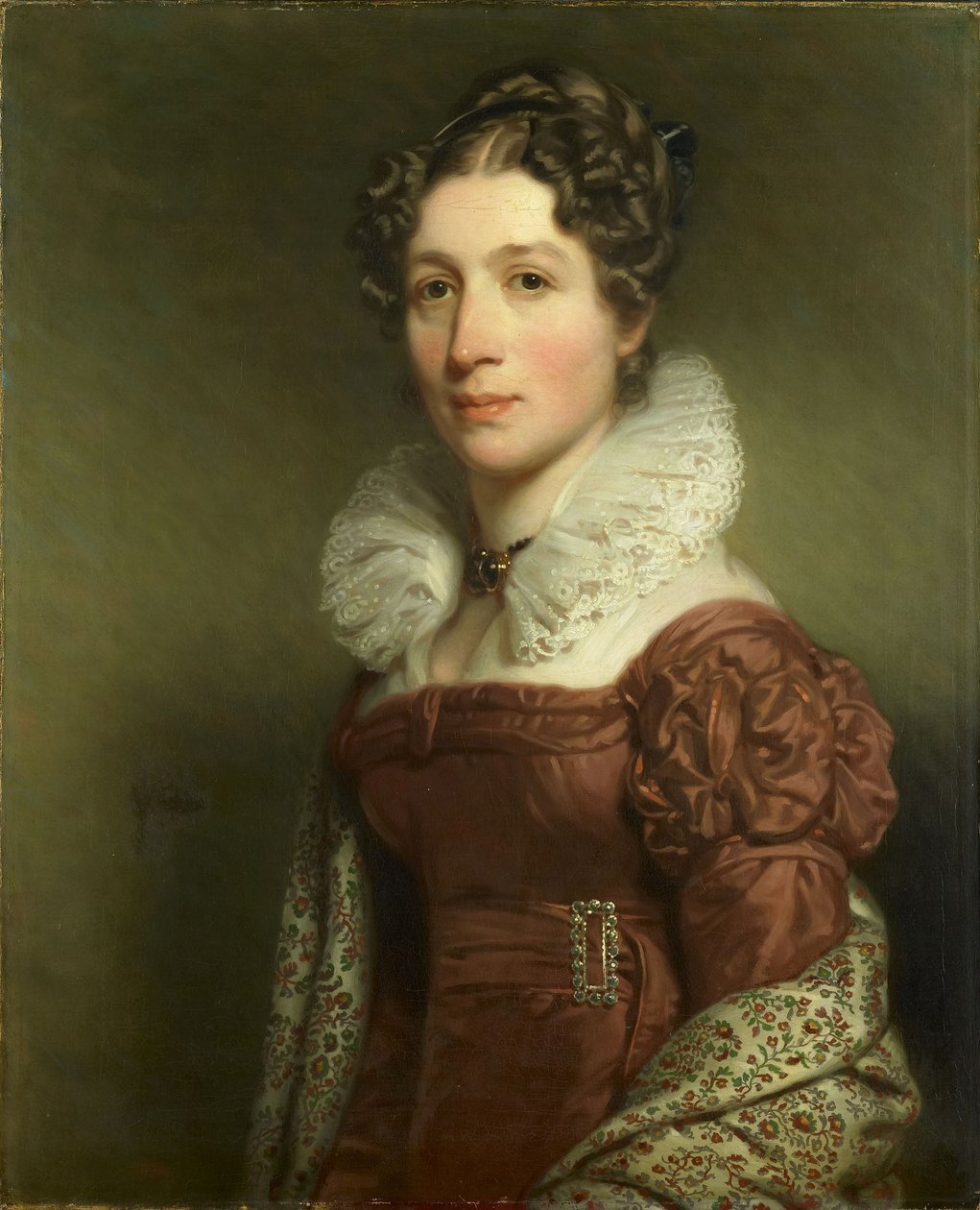 ヤコバ・ヴェッター（1796-1830）、ピーテル・マイヤー・ワルナーズの妻、アムステルダムの書店員 作： チャールズハワードホッジス