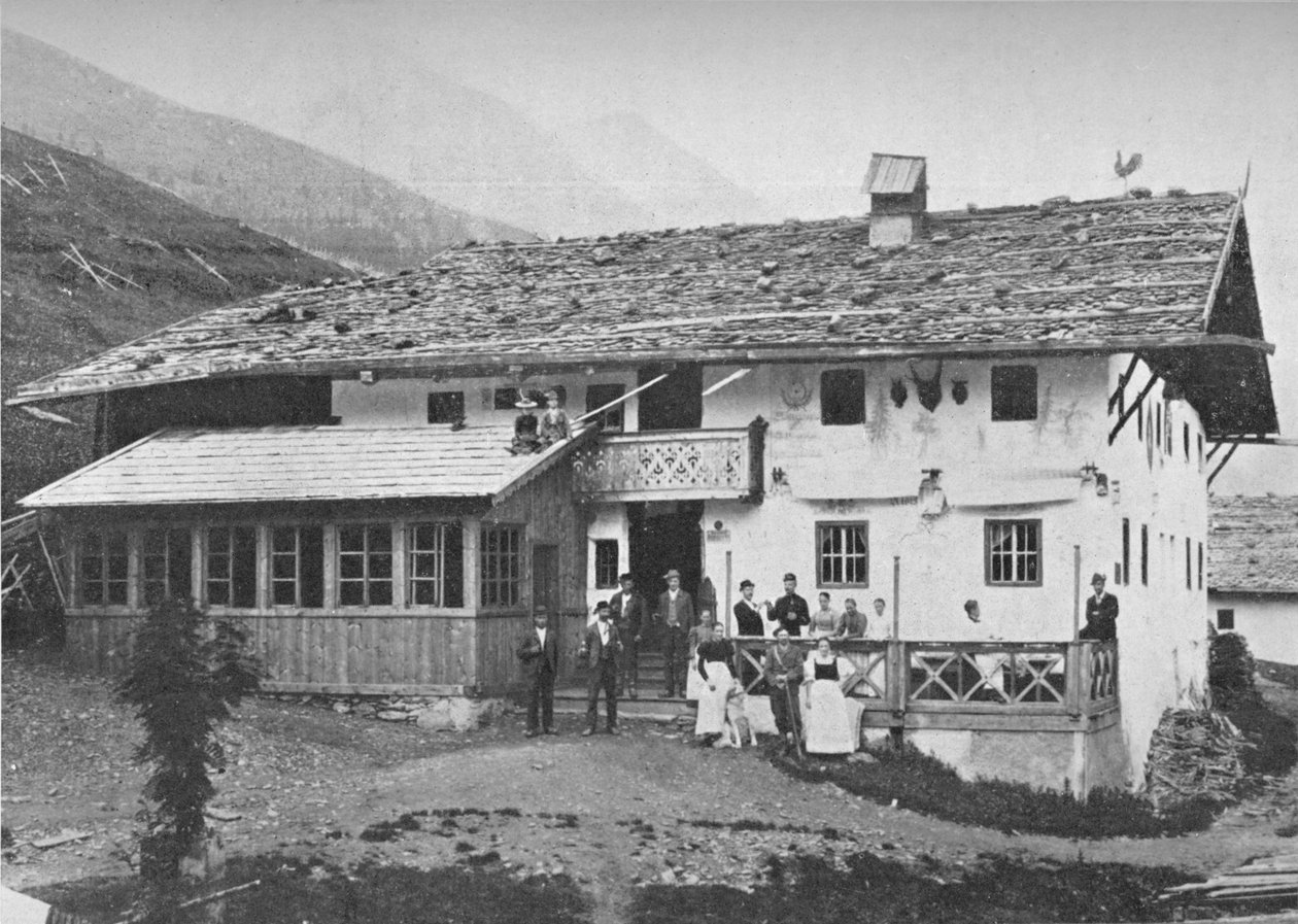 マウンテンシャレー、チロル、c1913 作： チャールズJSマキン
