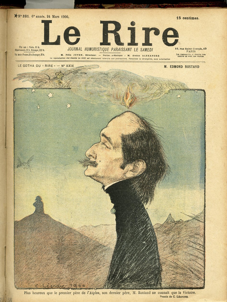 シャルル・レアンドル（1862-1934）による『Le Rire』表紙のイラスト 作： チャールズ・ランドレ