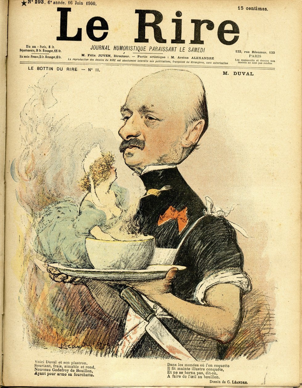 Le Rire」の表紙に描かれたシャルル・レアンドル（1862-1934）のイラスト 作： チャールズ・ランドレ