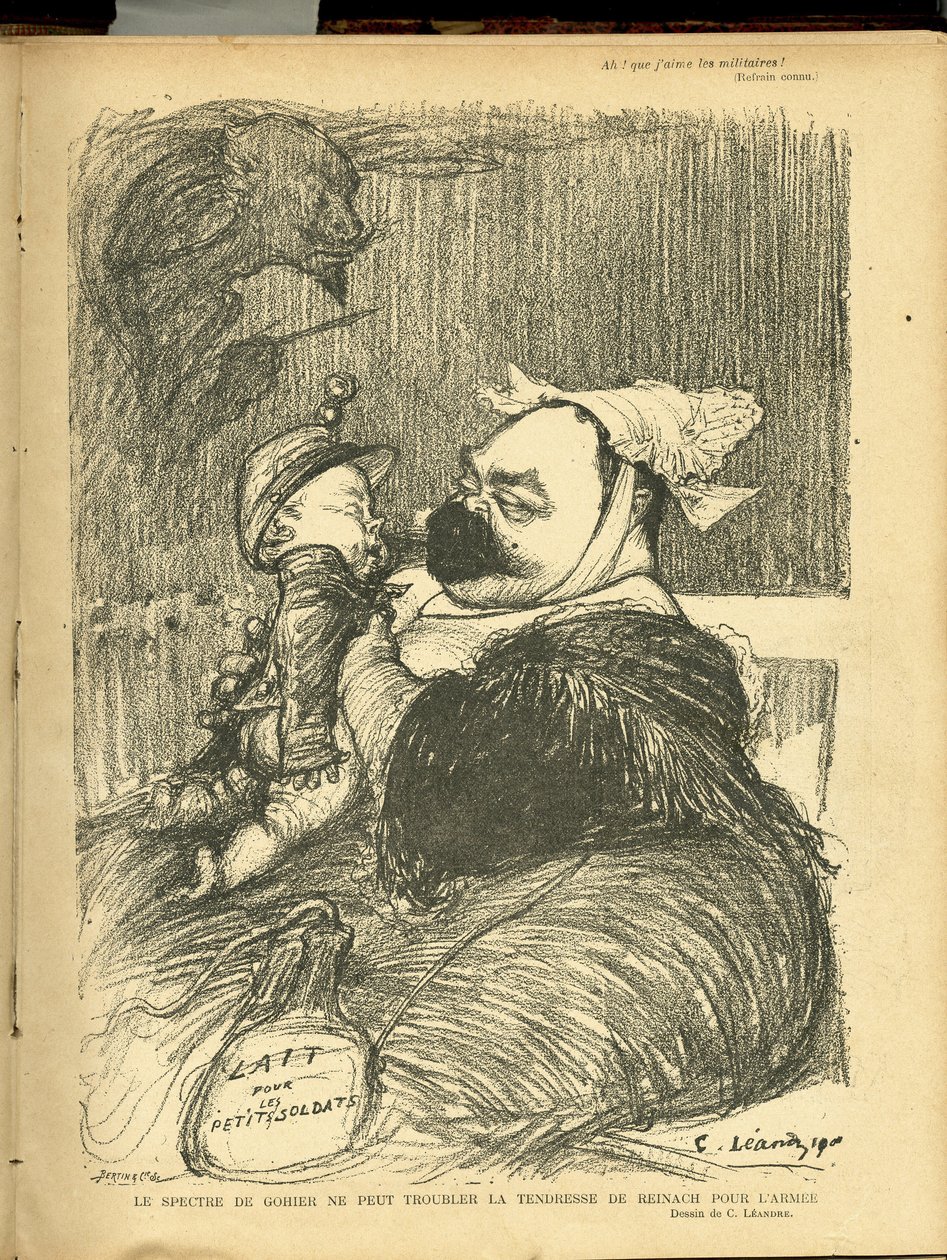 Le Lire』に掲載されたシャルル・レアンドル（1862-1934）のイラスト 作： チャールズ・ランドレ