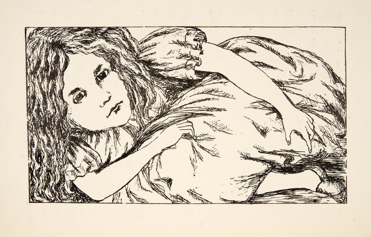 アリス・イン・ホワイト・ラビット・ハウス、イラストはアリス・アドベンチャー・アンダーグラウンド、パブ。 1886（ファクシミリ） 作： チャールズ・ルトウィッジ・ドジソン