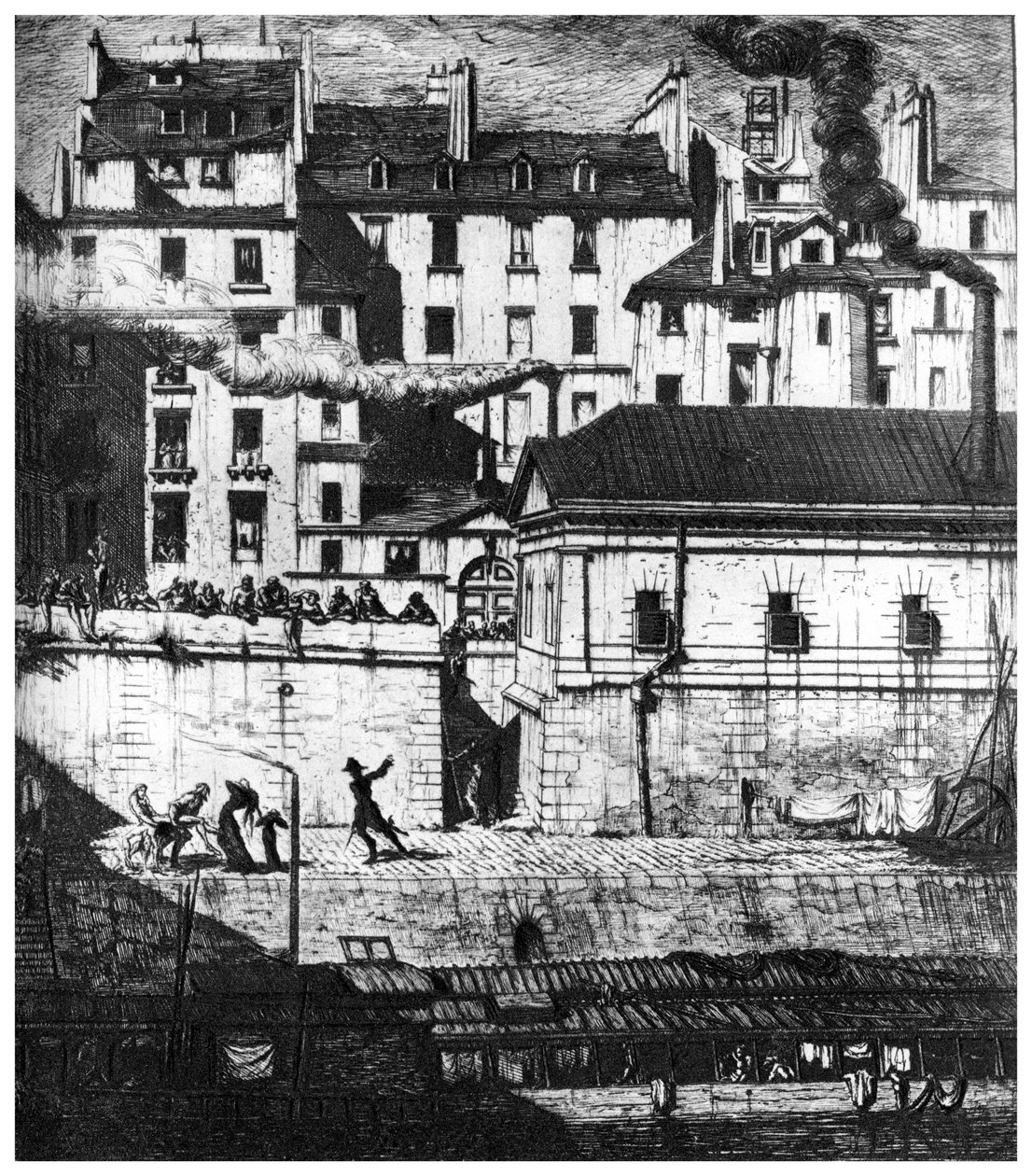 La Morgue、c1841-1868 1924 作： チャールズ・メリヨン