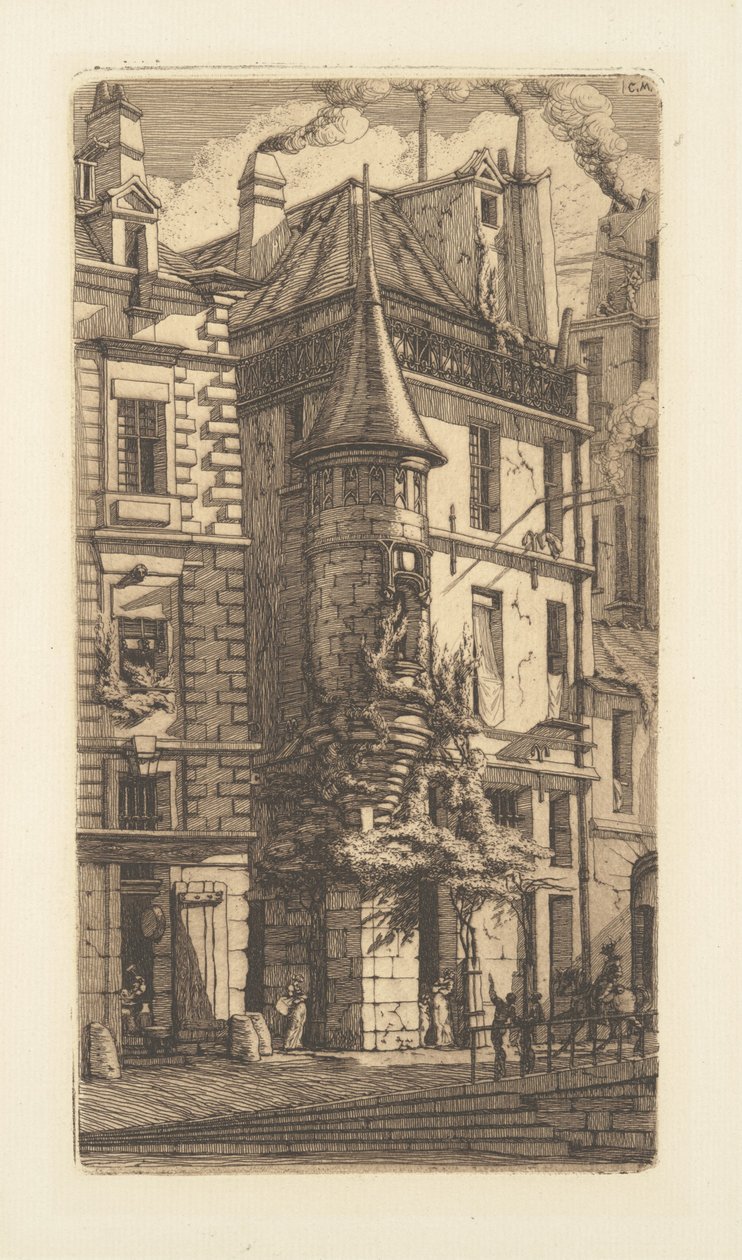 タレット、Rue de la Tixeranderie 作： チャールズ・メリヨン