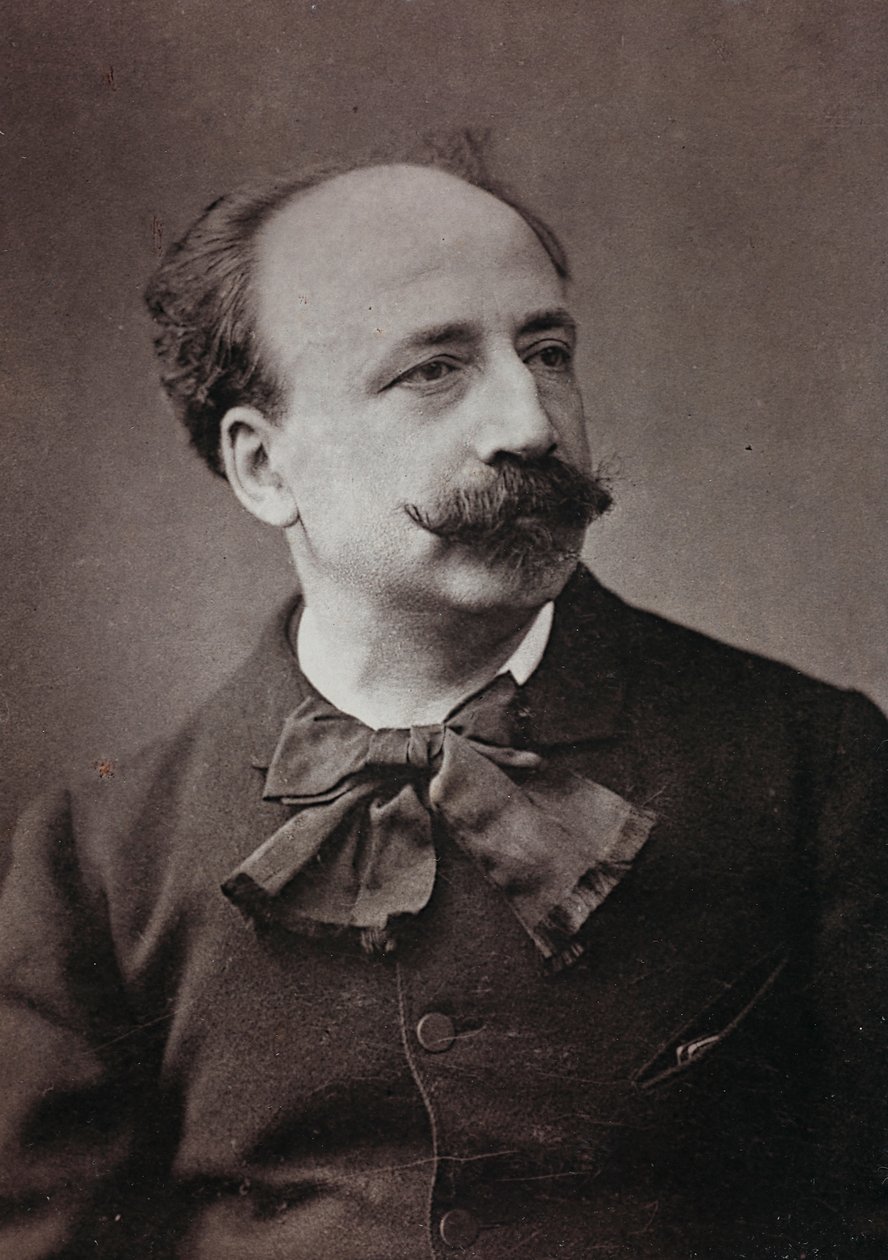 芸術および伝記アルバム、5年目、サロン1885;フランスの画家ルイデシャン（1846-1902）の肖像 作： チャールズ・ミケレス