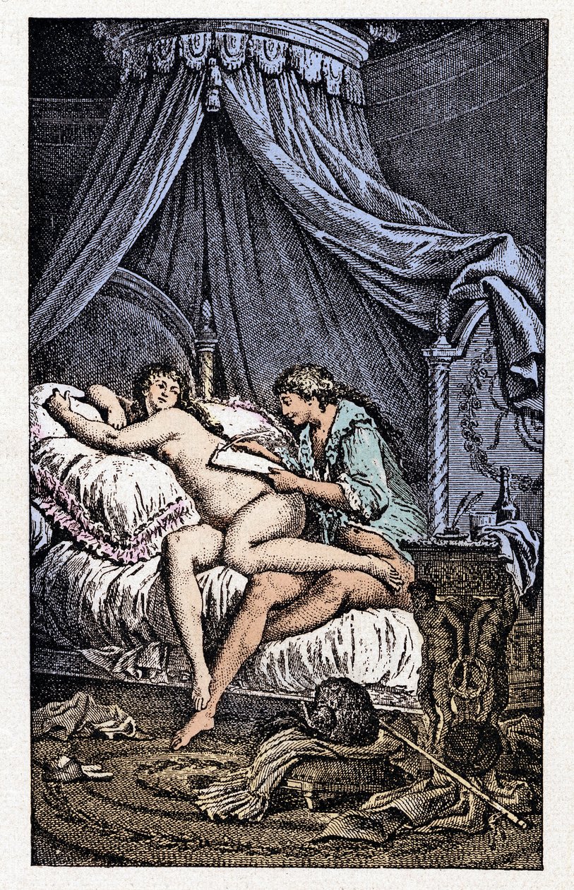 危険な関係』の挿絵（エングレーヴィング） 作： チャールズ・モネ