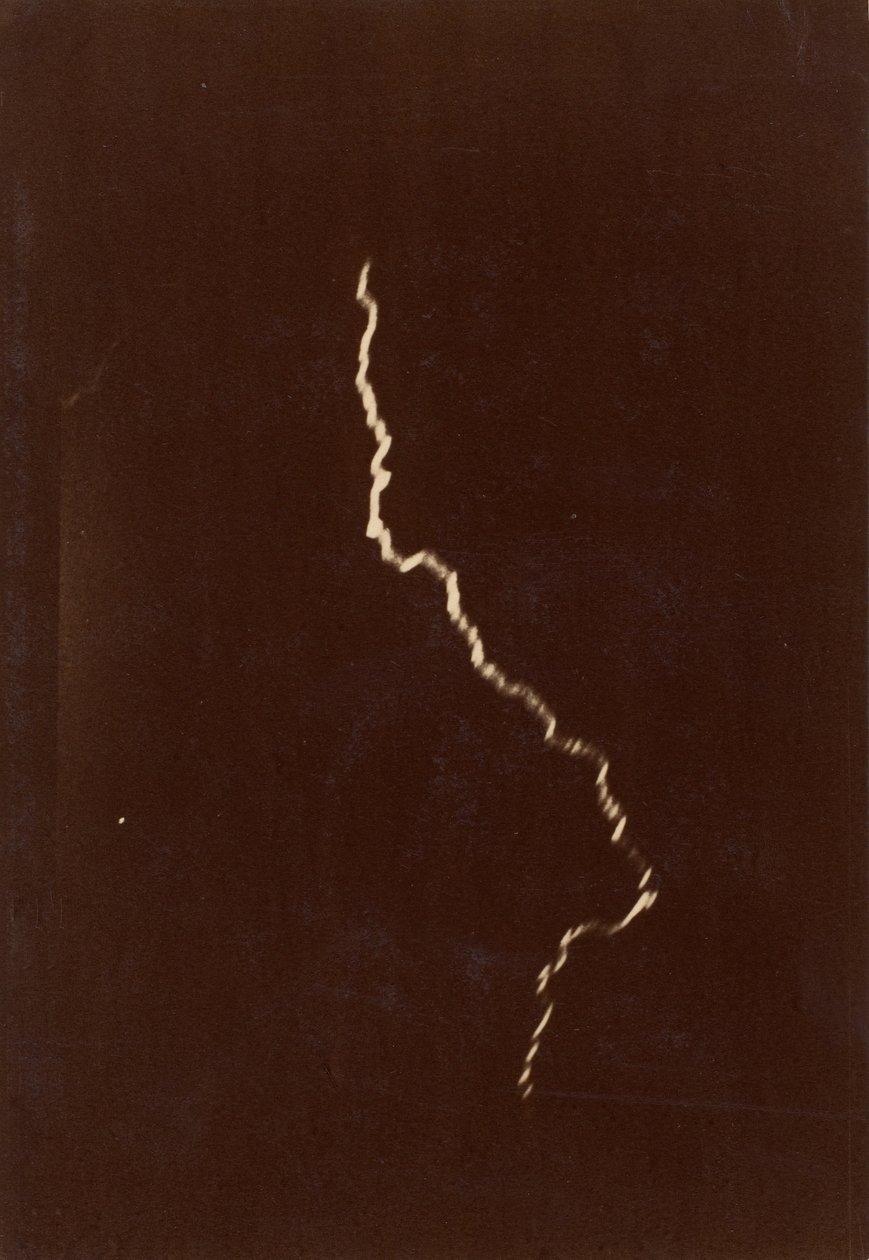 [雷雨の中の稲妻の螺旋]、1886 年 5 月 12 日。 作： チャールズ・ムセット